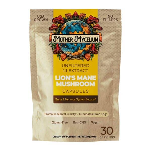 Lion's Mane 1:1 Extract capsules front